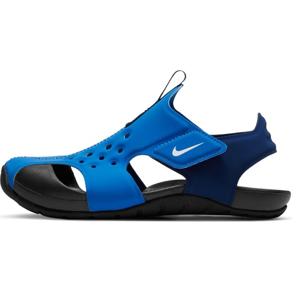 Nike Sunray Protect 2 Signal Blue Little Kids Sandals, Size 11C NEW - Picture 1 of 4